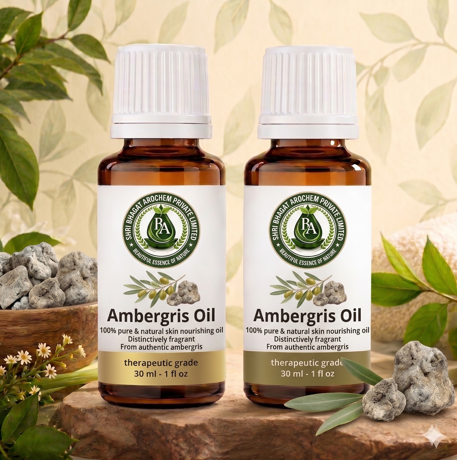 Ambergris oil