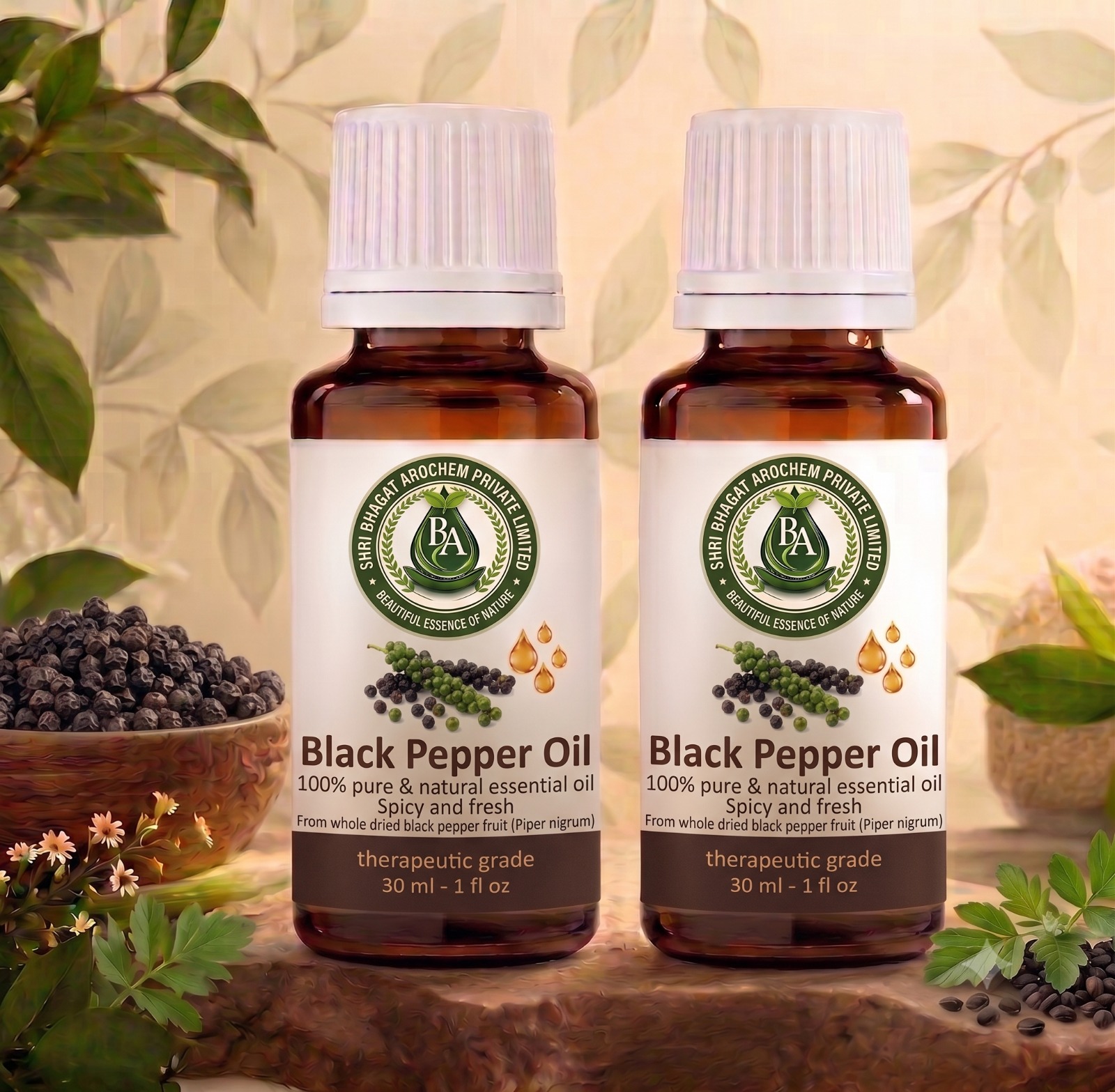 Black pepper oil