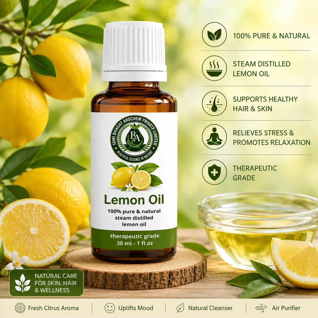 Lemon oil