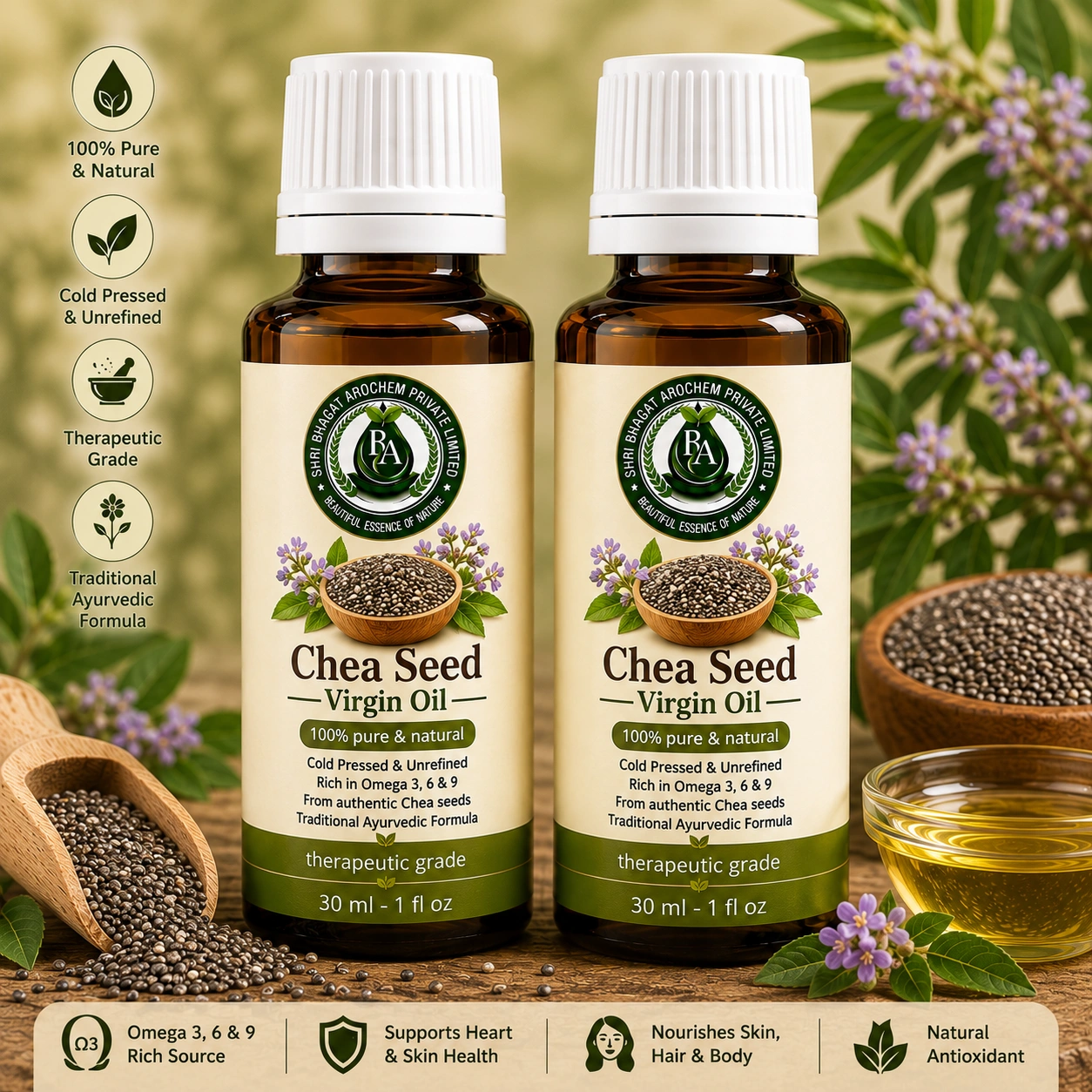 Chea seed virgin Oil