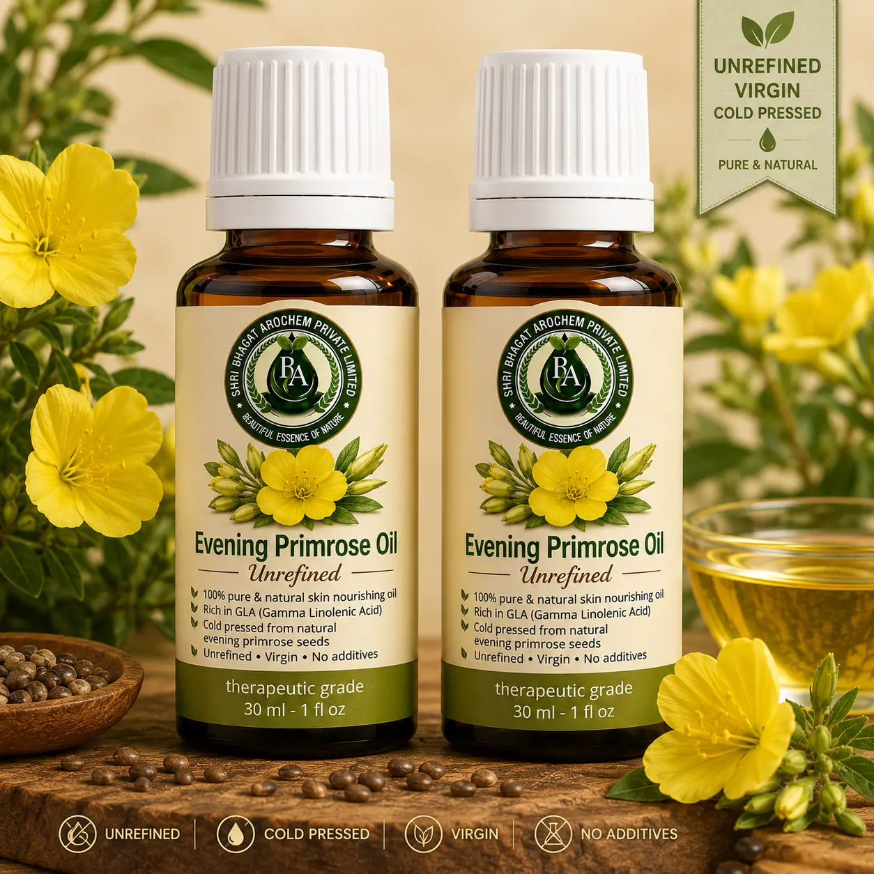 Evening primrose oil unrefined