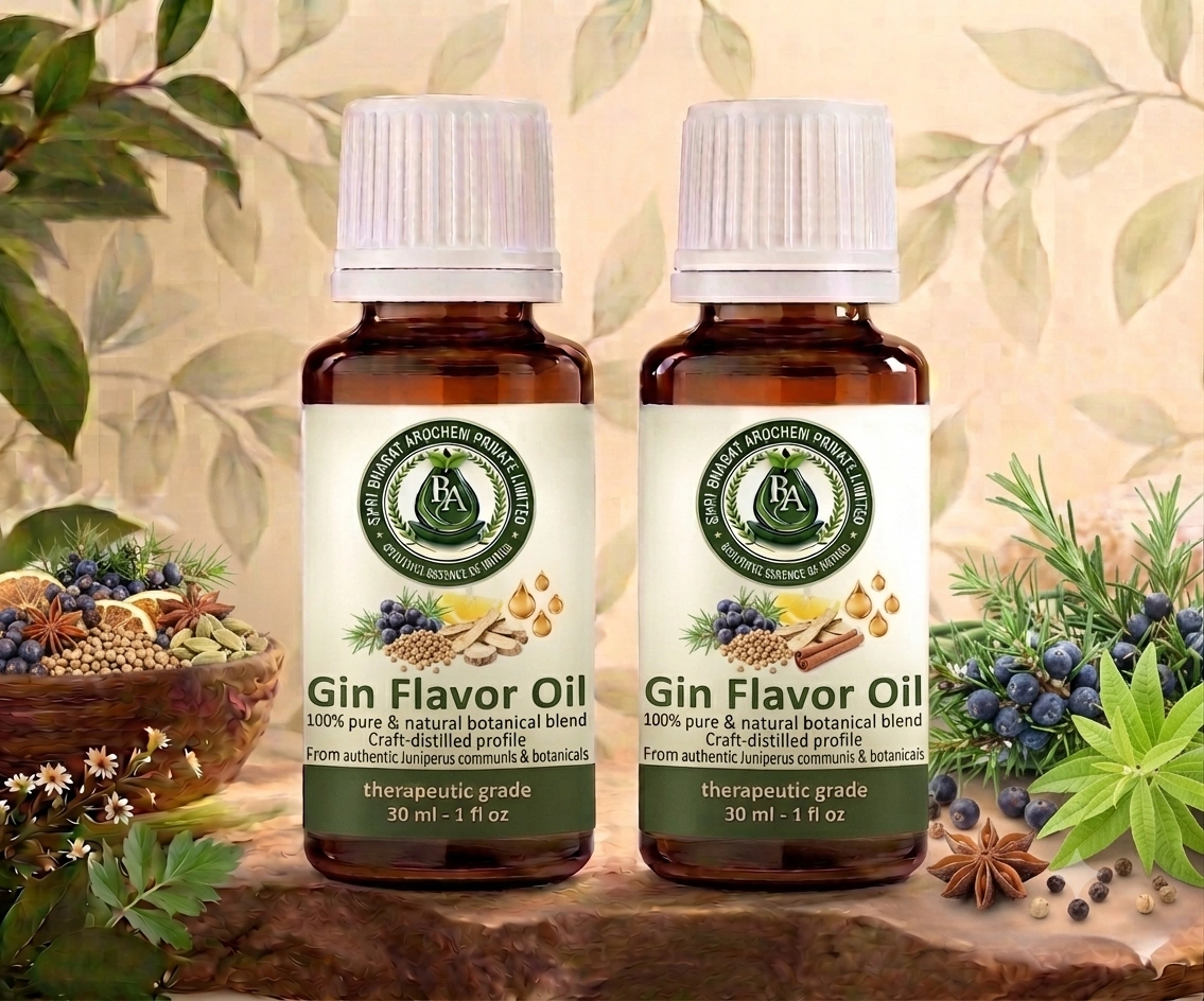 Gin flavor oil