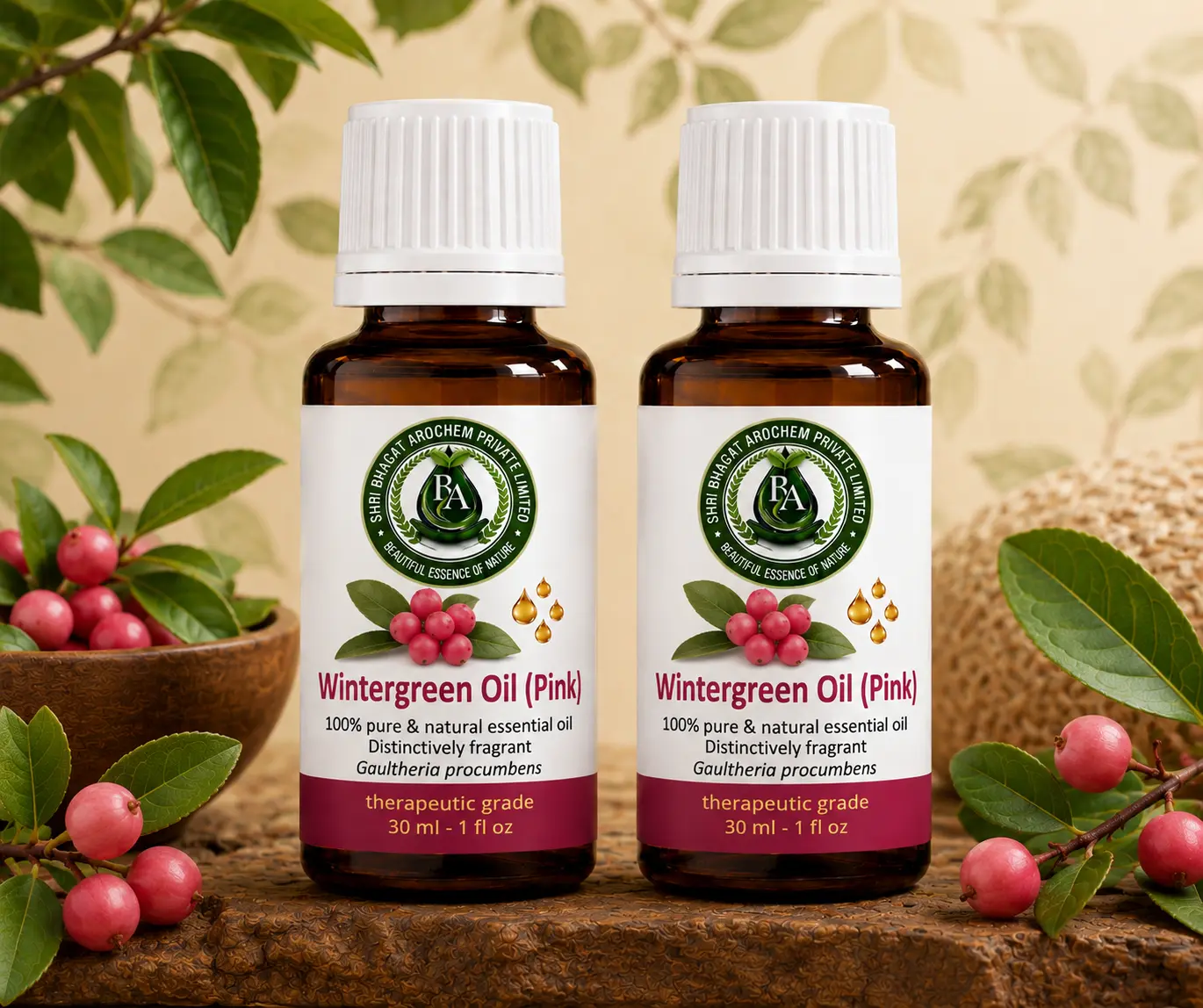 Wintergreen oil (Pink)