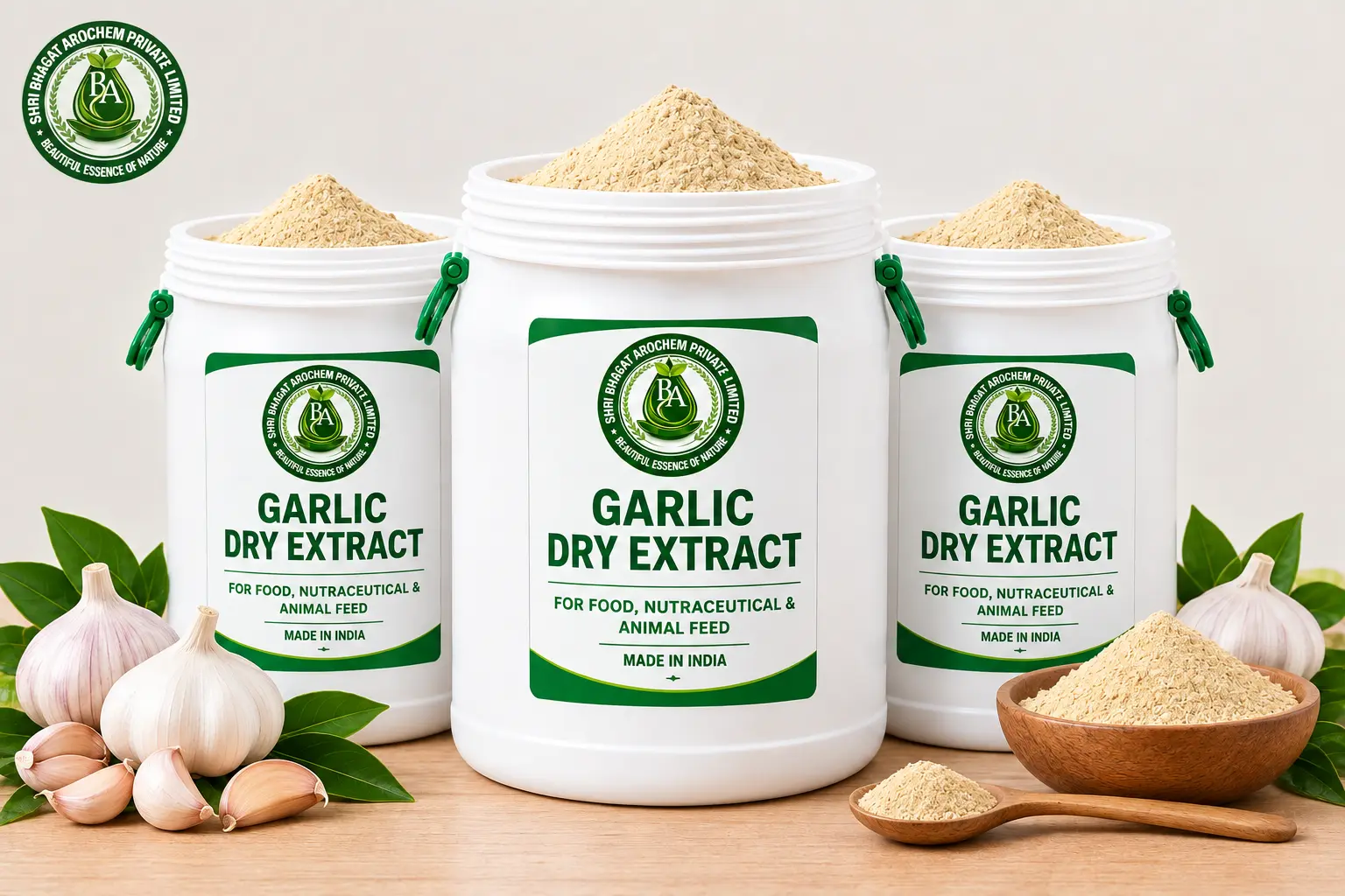 Garlic dry extract
