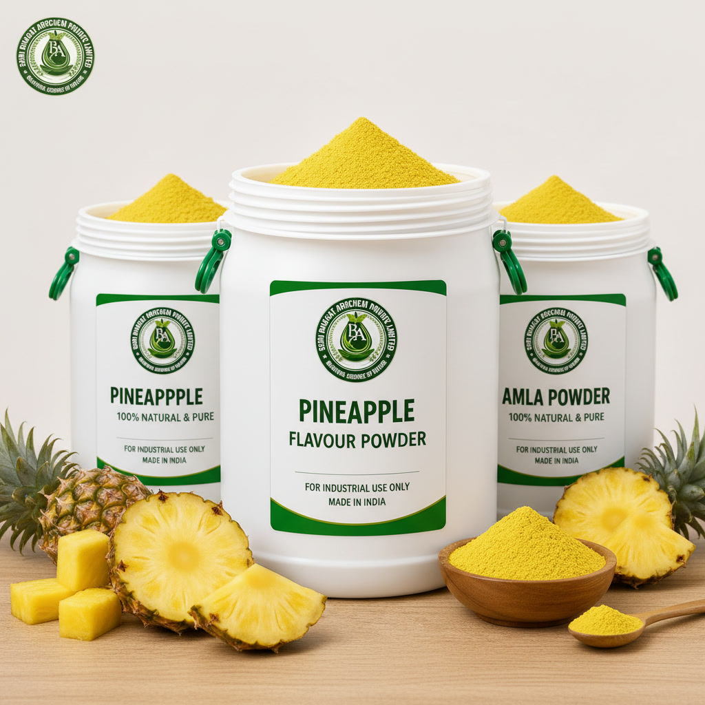 Pine apple flavour powder